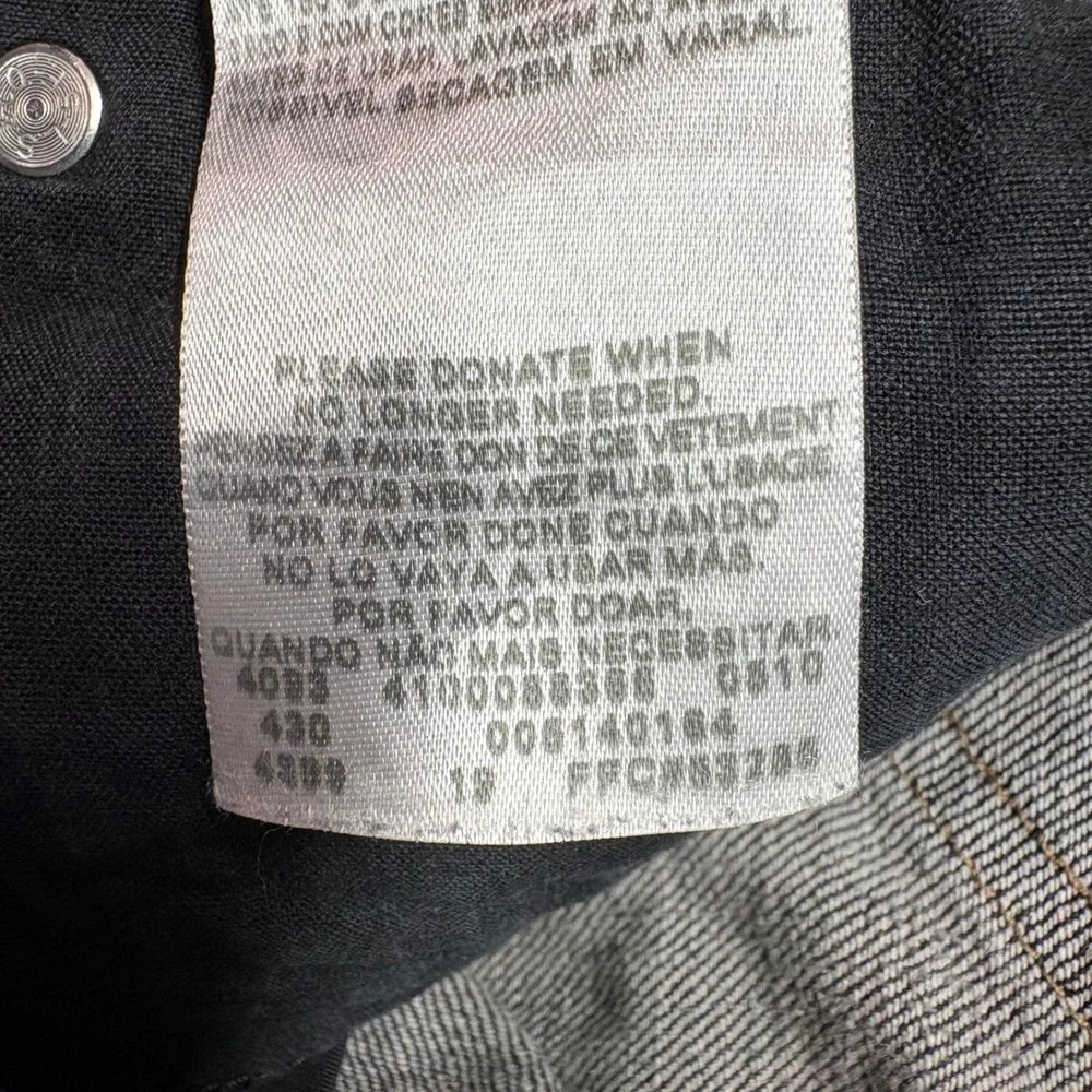 Levi's 514 Slim Straight Jeans Men 30x32 Black Good Frayed Hem Zip Fly